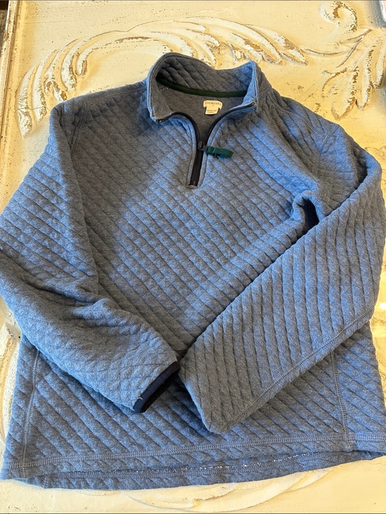 Crewcuts Other - Crewcuts Quilted Half-Zip Pullover Sweater - Blue